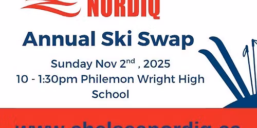 Chelsea Nordiq Ski Club Annual Ski Swap