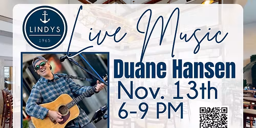 Duane Hanson Live at Lindy's!