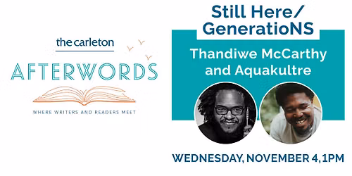 AfterWords Literary Festival presents Still Here\/GeneratioNS