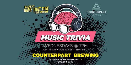 Niagara's Name That Tune Musci Trivia at Counterpart Brewing!
