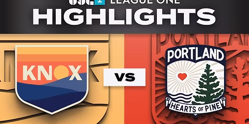 One Knoxville SC vs. Portland Hearts of Pine