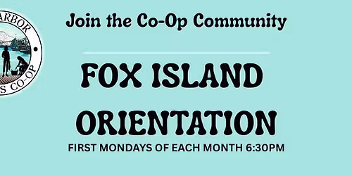 Fox Island Orientation