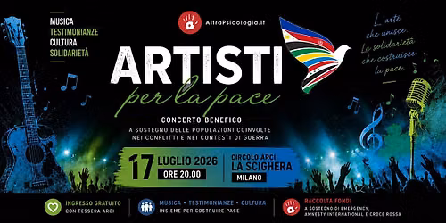 Concerto Artisti per la Pace Live 2026