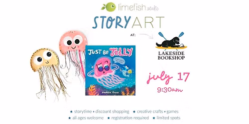 StoryArt: Just Be Jelly \ud83d\udc9a Limefish Studio @ Lakeside Bookshop