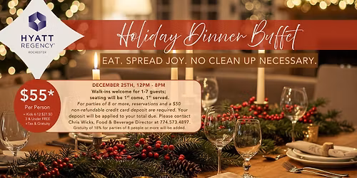 Christmas Dinner Buffet at Hyatt