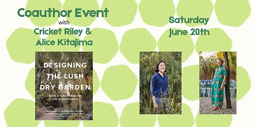 Coauthor Event with Cricket Riley & Alice Kitajima