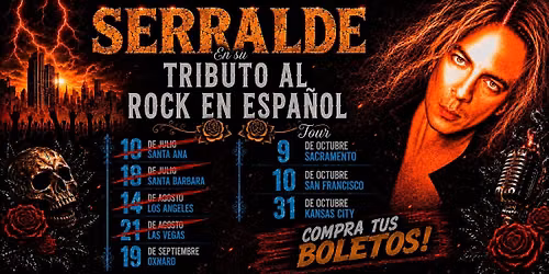 TRIBUTO al ROCK EN ESPA\u00d1OL con SERRALDE - OXNARD