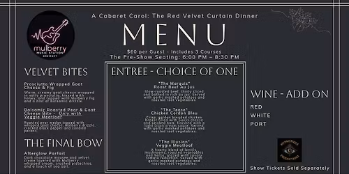 A Cabaret Carol: The Red Velvet Curtain Dinner