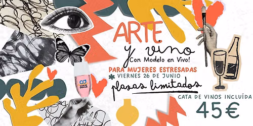 Taller de ARTE y VINO para Mujeres estresadas!!