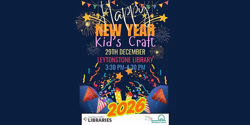 New Year Kid's Craft at Leytonstone library
