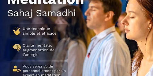 Stage de m\u00e9ditation Sahaj Samadhi 