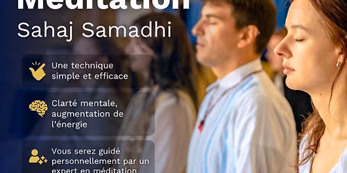 Stage de m\u00e9ditation Sahaj Samadhi 