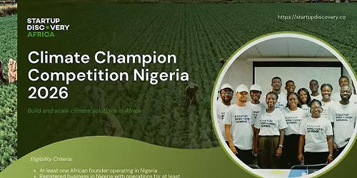 Climate Champion Competition Nigeria