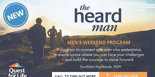 The Heard Man: Men's Weekend Program