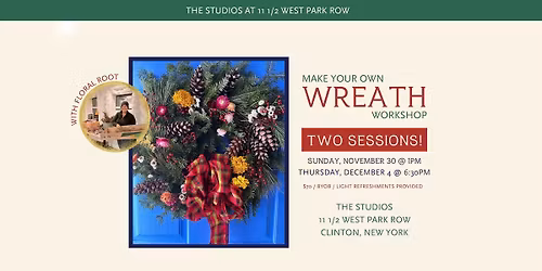 Holiday Wreath Workshop with Floral Root