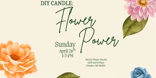 DIY Candle: Flower Power