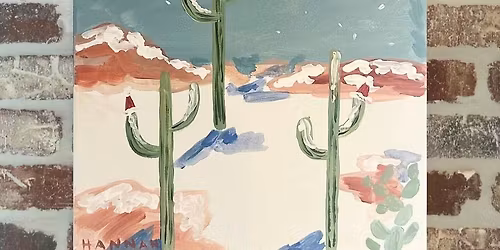 Winter Desert Canvas Class