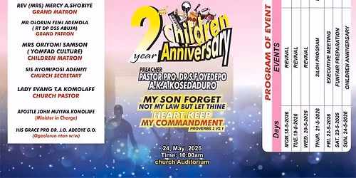 Children anniversary