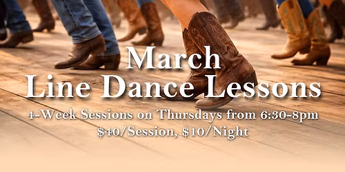 Line Dance Lessons March Session