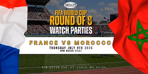 Thursday July 9th World Cup 2026 Watch Parties (Round of 8)
