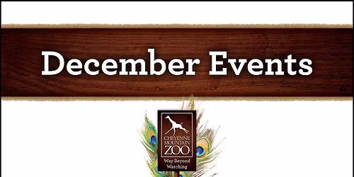 December Events at CMZoo