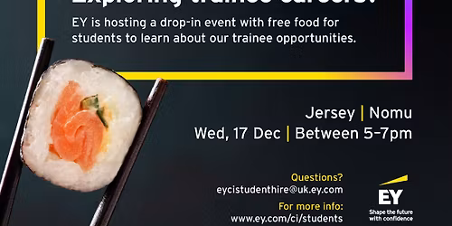 EY Student Recruitment drop-in event