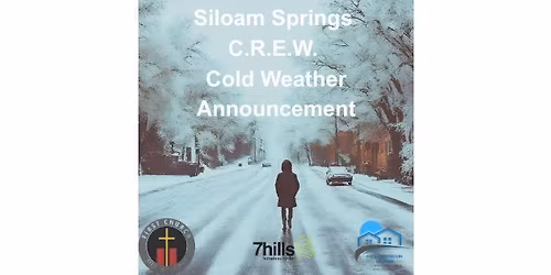 Siloam Springs Cold Weather Volunteer Training and Conversation