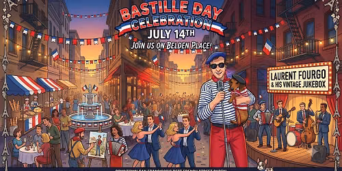 Bastille Day Celebration on Belden Place in SF