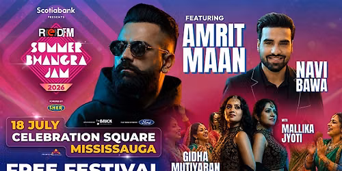 RED FM Summer Bhangra Jam 2026 (Mississauga) (FREE EVENT)