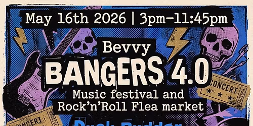 \ud83d\udca5BANGERS 4.0- Music festival & Rock'n'Roll Flea market\ud83c\udfb8