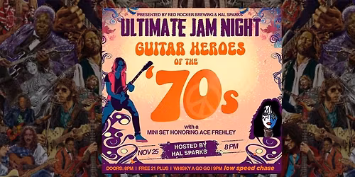 Ultimate Jam Night presents Guitar Heroes of the 70s