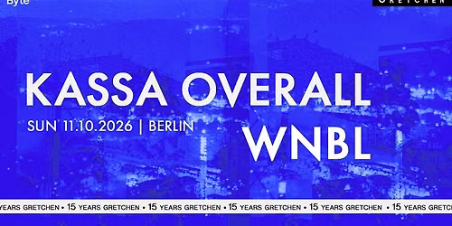 15 Years GRETCHEN: KASSA OVERALL & WNBL