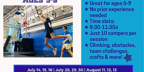 Summer Ninja & Climbing JR Camp