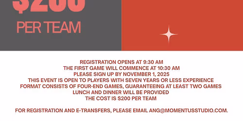 Cornwall Curling Centre \u2013 U7 Experience Bonspiel Invitational (Adults Only)