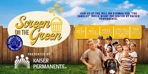 Summer Movie Series at The Mill on Etowah | The Sandlot