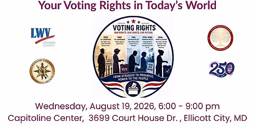 Your Voting Rights in Today's World - Make Sure Your Vote Counts in 2026
