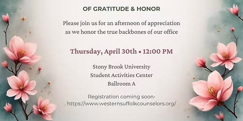WSCA's Celebratory Luncheon of Gratitude and Honor for Administrative Assistants