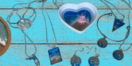 Resin Jewelry\/Jewelry Dish & Cork Coasters
