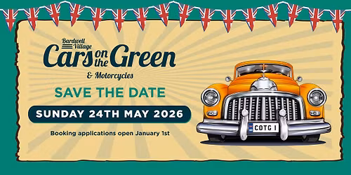 Cars on Bardwell Village Green 2026