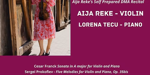 Self Prepared DMA Recital