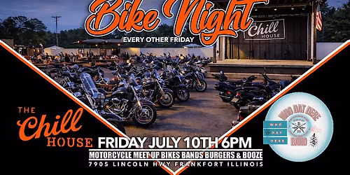 Bike Night at The Chill House Who Dat Dere  Live on the Outdoor Stage