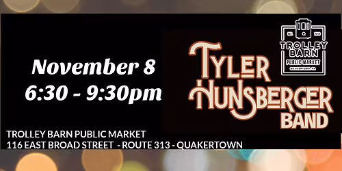 Live Music at the Trolley Barn Public Market - Tyler Hunsberger Band