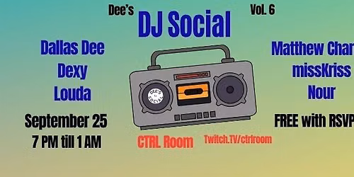 Dee's DJ Social Vol. 6