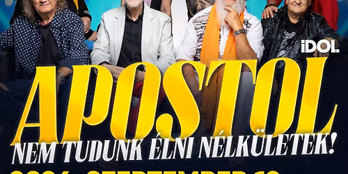 Apostol - Nem tudunk \u00e9lni n\u00e9lk\u00fcletek - Budapest