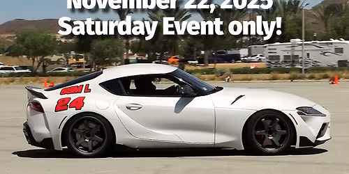 San Diego SCCA AUTOCROSS-Saturday only Event Nov 22nd, 2025