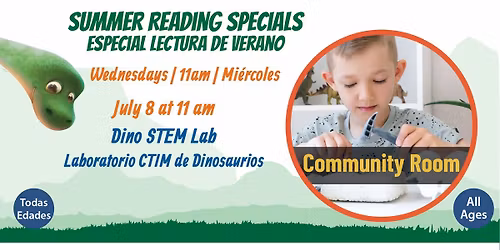 Summer Reading Special- Dino STEM Lab