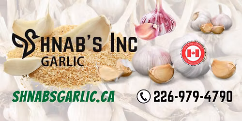 Stratford Garlic Festival 2026 \u2013 Come Visit Shnab\u2019s Inc.!