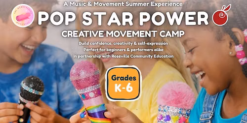 Pop Star Power: Creative Movement Confidence Camp (Grades K\u20136)