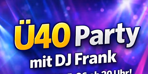 \u00dc 40 Party im Blue Note am 23.5.26   ab 20 Uhr !