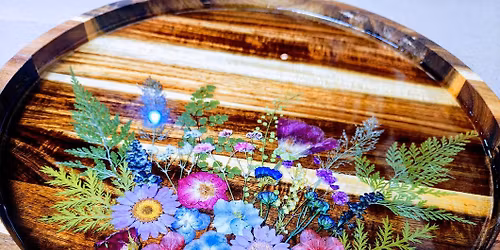 4\/29\/2026 (6pm) WEDNESDAY Resin with Wildflowers Workshop
